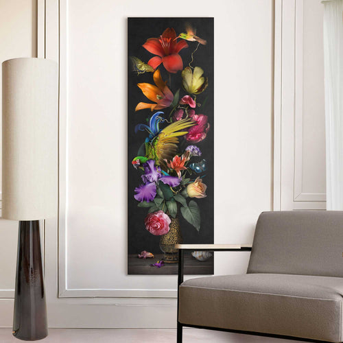 Reinders schilderij Bloemenportret - 156x52cm