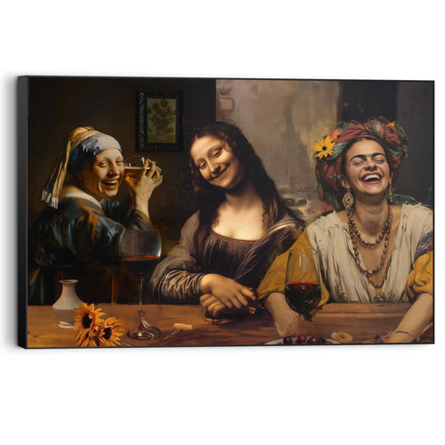 Reinders Night Out schilderij -  bruin - kantoor - 60x90cm