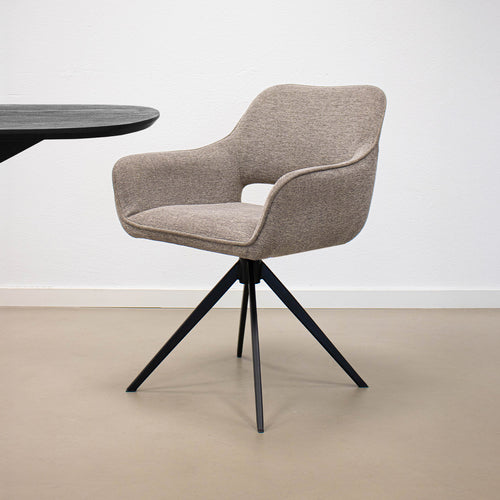 Kick draaistoel Miyo - Taupe