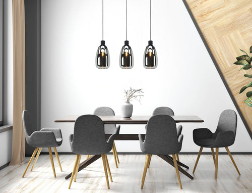 EGLO hanglamp Chelvey - e27 - 89,5 cm - zwart