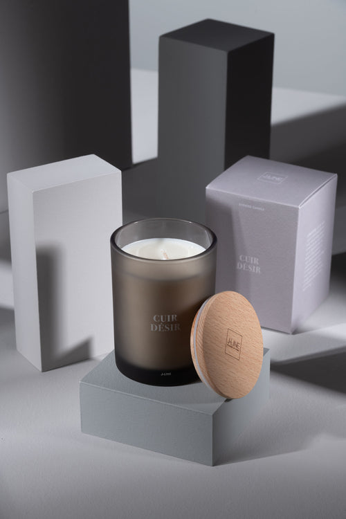 J-Line geurkaars - Cuir Desir - bruin - 38U - vtwonen shop