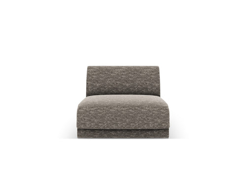 Micadoni Module Miley chenille grijs - 90x75x70cm