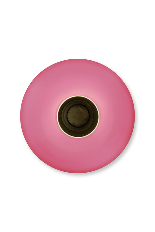 Pip Studio - Bloemenvaas - Donker Roze - Metaal - 19x33cm - vtwonen shop