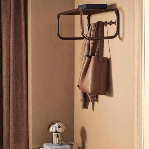 Spinder Design kapstok Retro Kapstok - Chocolate Brown - 6 haken - vtwonen shop