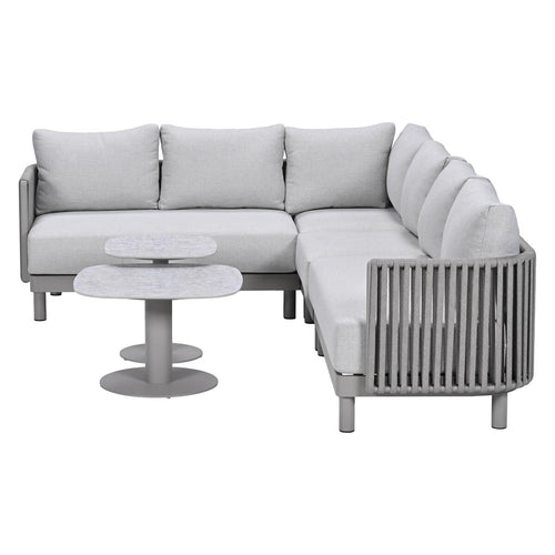 Garden Impressions Loungeset Andong hoek 6-delig - taupe