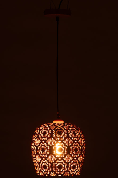 J-Line hanglamp Alive - metaal - oranje