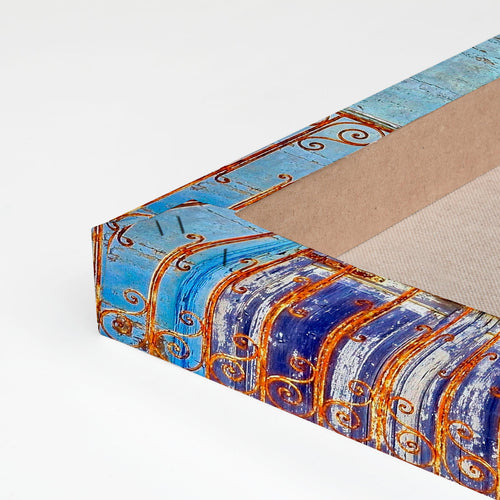 Canvas 60x40 Afdruk Blauwe Raam - vtwonen shop