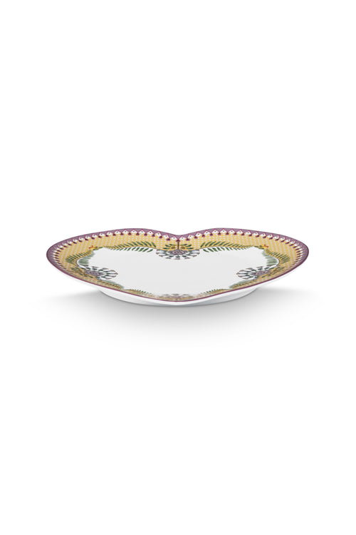 Pip Studio Bordenset Hart - Lily&Lotus - Geel - 23cm - Set van 2