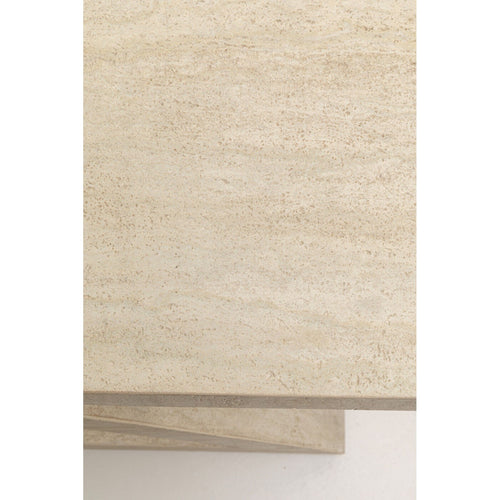Kare Design Bijzettafel Travertino Z