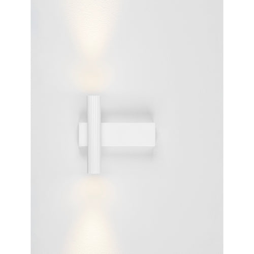 Nova Luce PARON Up & Down wandlamp zandwit LED 6W 326lm 3000K