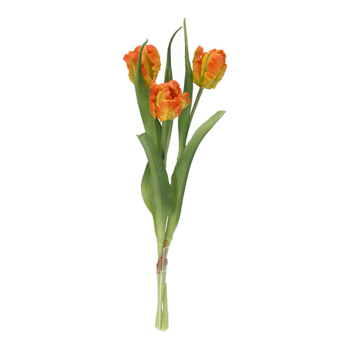 Maxifleur Kunst Tulpenbos RT 40cm Oranje
