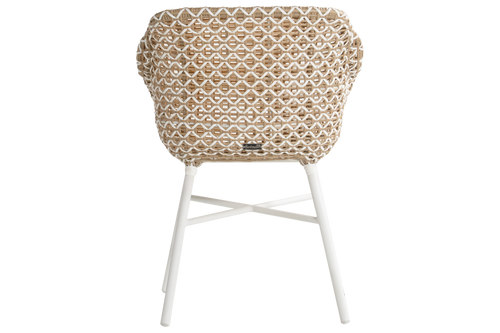 Hartman Tuinstoel Delphine - Beige Wicker - Zithoogte 43cm - vtwonen shop