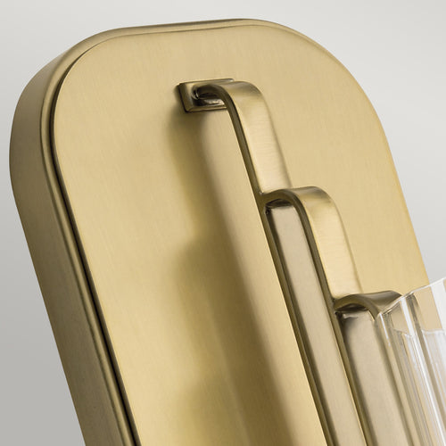 Elstead Kichler Kimrose Wandlamp geborsteld natuurlijk messing