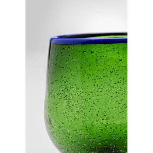 Kare Design Wijinglazen Bubbles groen (4/set)