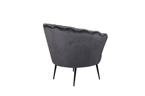 BRAM Fauteuil Ilora - Grijs Velours - vtwonen shop