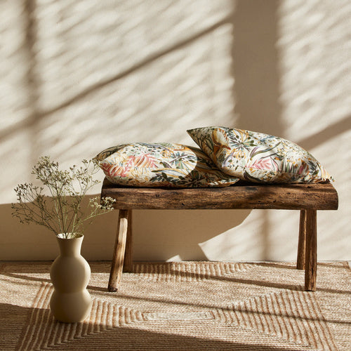 Madura Kussenovertrek Aquarela ivoor en pastel 40x60 cm