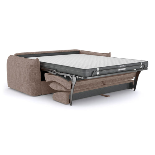 Premium Interiors - Snel uitklapbare slaapbank ICON - gewaafd fluweel mol 228cm