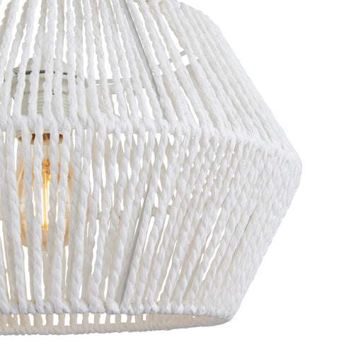 Lighto | Hanglamp Rotan Sway Wit Ø35 cm | Sway - vtwonen shop