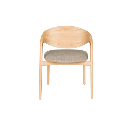Dutchbone Babington Eetkamerstoelen Naturel - Set van 2