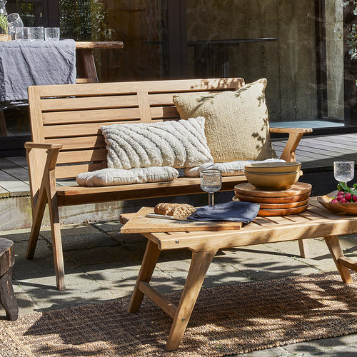 Raw Materials tuinbank Odin - Teakhout - vtwonen shop