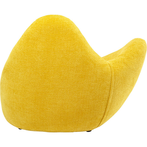 Kare Design Fauteuil Glow Wave geel