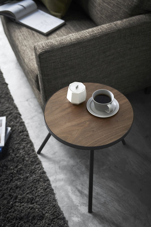 Yamazaki Bijzettafel Rond - Tower - Zwart - vtwonen shop