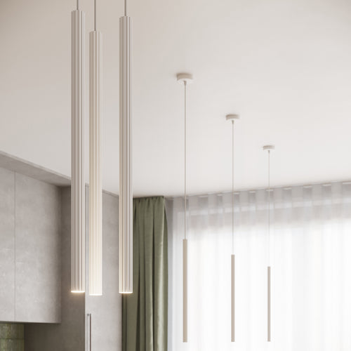 Sollux Lighting Hanglamp ARCHE 2P wit - 15x15x118cm