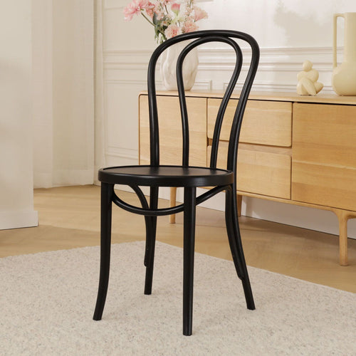 Fameg Vienna Thonet No.18 Houten Bistrostoel Zwart - vtwonen shop