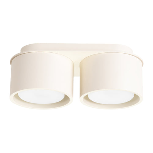 Sollux Lighting Plafondlamp MODO 2 beige Gx53 - 21x10x8cm