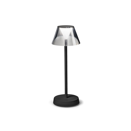 Ideal Lux LOLITA Dimbare Geïntegreerde LED Tafellamp Zwart, Ingebouwde Schakelaar, 3000K, IP54