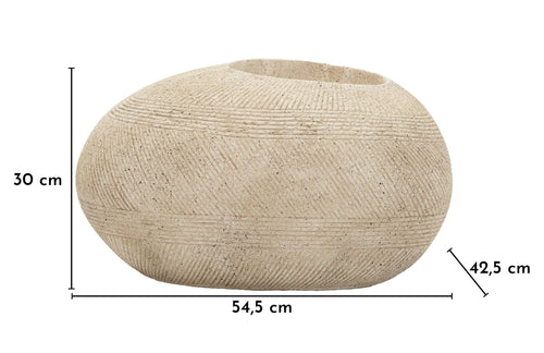 Mauro Ferretti pottenhouder - 54,5x42,5x30 cm - crème
