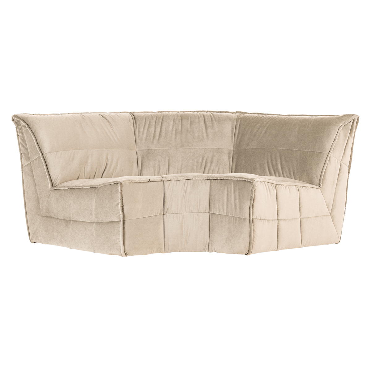 vtwonen hoekelement Cluster - Velvet - Zacht Beige - 81x205x94