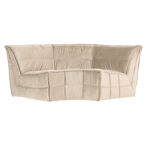 vtwonen hoekelement Cluster - Velvet - Zacht Beige - 81x205x94