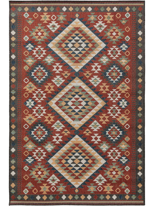 benuta binnen- en buitenkleed Mirena - rood - 160x230 cm