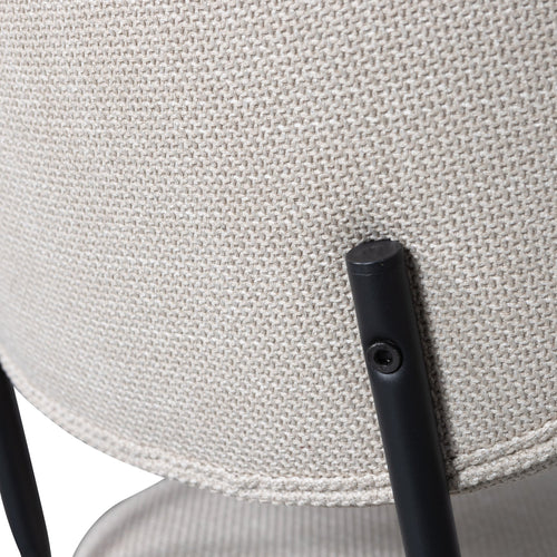 WOOOD eetkamerstoelen Kjeld - Polyester - Naturel - Set van 6 - vtwonen shop