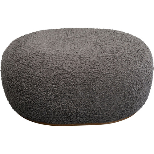 Kare Design Kruk Pebble Boucle 81cm grijs - vtwonen shop
