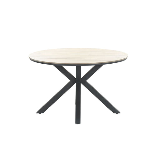 Garden Impressions Edison tuintafel - Ø122 cm - light teak Vironwood