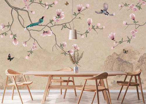Sanders & Sanders fotobehang oosters motief beige en bruin - 375 x 270 cm - 601464