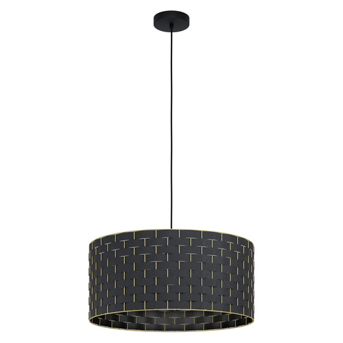 EGLO hanglamp Marasales - e27 - ø 55 cm - zwart/koper - vtwonen shop