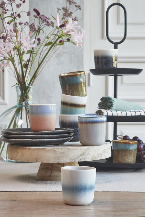 Mica Decorations Pia Plantenstandaard - H11 x Ø30 cm - Hout - Lichtbruin