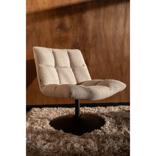 Dutchbone Bar Loungestoel Bouclé Beige - vtwonen shop