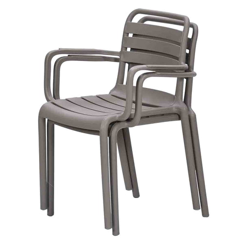 Garden Impressions tuinstoel Moos taupe - 2 stuks