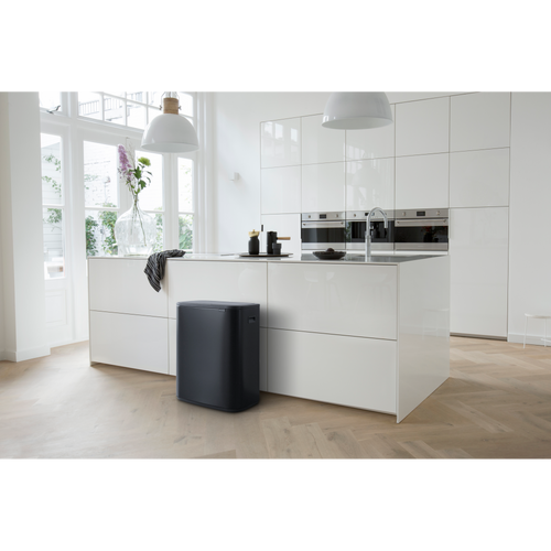 Brabantia Bo Touch Bin, met 2 binnenemmers, 2 x 30L - Matt Black
