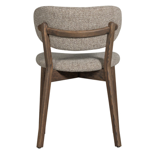 WOOOD eetkamerstoelen houten frame Udar - Donkerbruin - Set van 2 - vtwonen shop