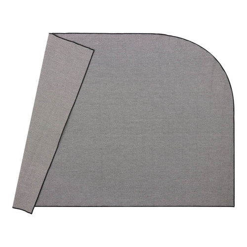 Buitenkleed Mono - Ronde hoek - Zwart/wit -  dubbelzijdig - EVA Interior - 160 x 230 cm - vtwonen shop