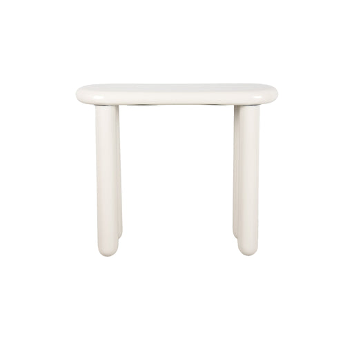 Leitmotiv bijzettafel Cadiz - wit - 78x36x68cm