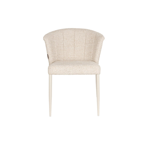 Dutchbone Georgia Eetkamerstoelen Beige - Set van 2