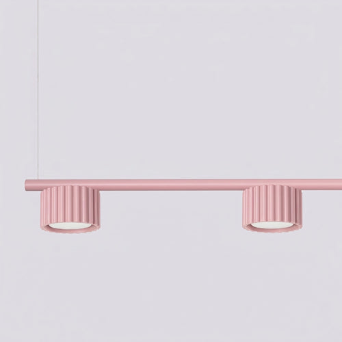 Sollux Lighting Kroonluchter AURA 4 roze Gx53 - 122x10x208cm