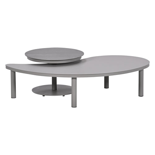 Garden Impressions Zante loungetafels set van 2 - taupe - cantostone Napoli sand