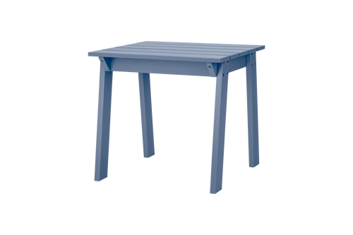 noo.ma Navo Table - Frosty Blue, grenenhout buiten tafel 79 x 77 cm
